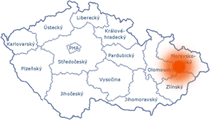 Mapa Ostrava, Odry